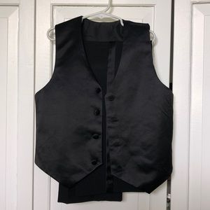 Boys black tuxedo jacket and pants.